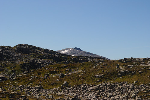 Gygrastolen titter opp fjellet.