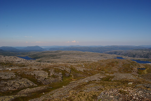 Enormt slakt landskap nesten til å bli svimmel av.