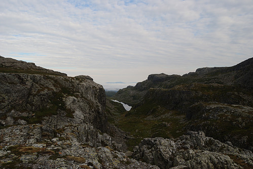 Stropastøldalen skilje mellom Skardheia og Ritlandsknuten.