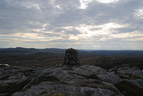 Toppen av Ritlandsknuten, 974 moh.
