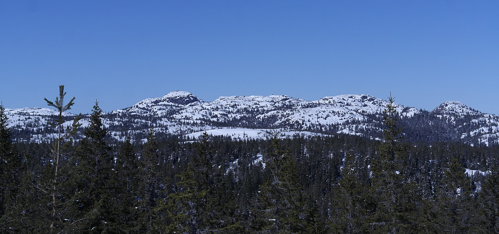 Utsikt fra Fantefjell mot Styggmann