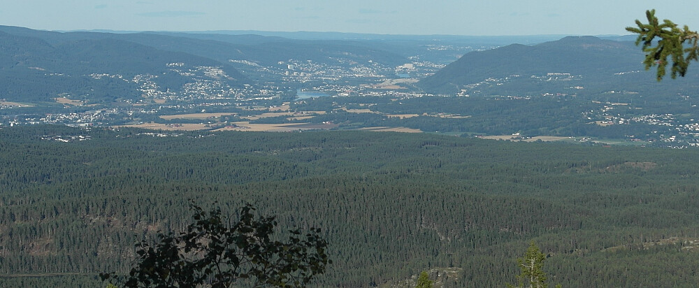 Utsikt mot Drammen