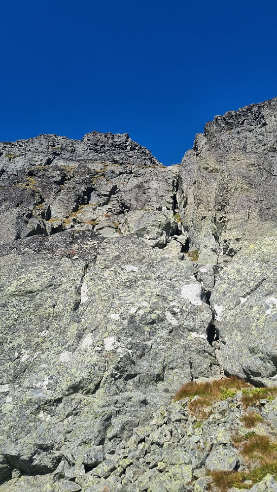 Sydrenna, en noe eksponert grad 2+ rute