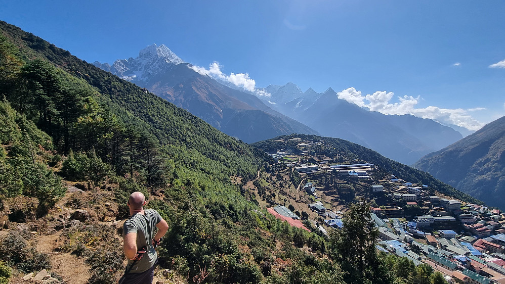 Utsikt over Namche Bazar