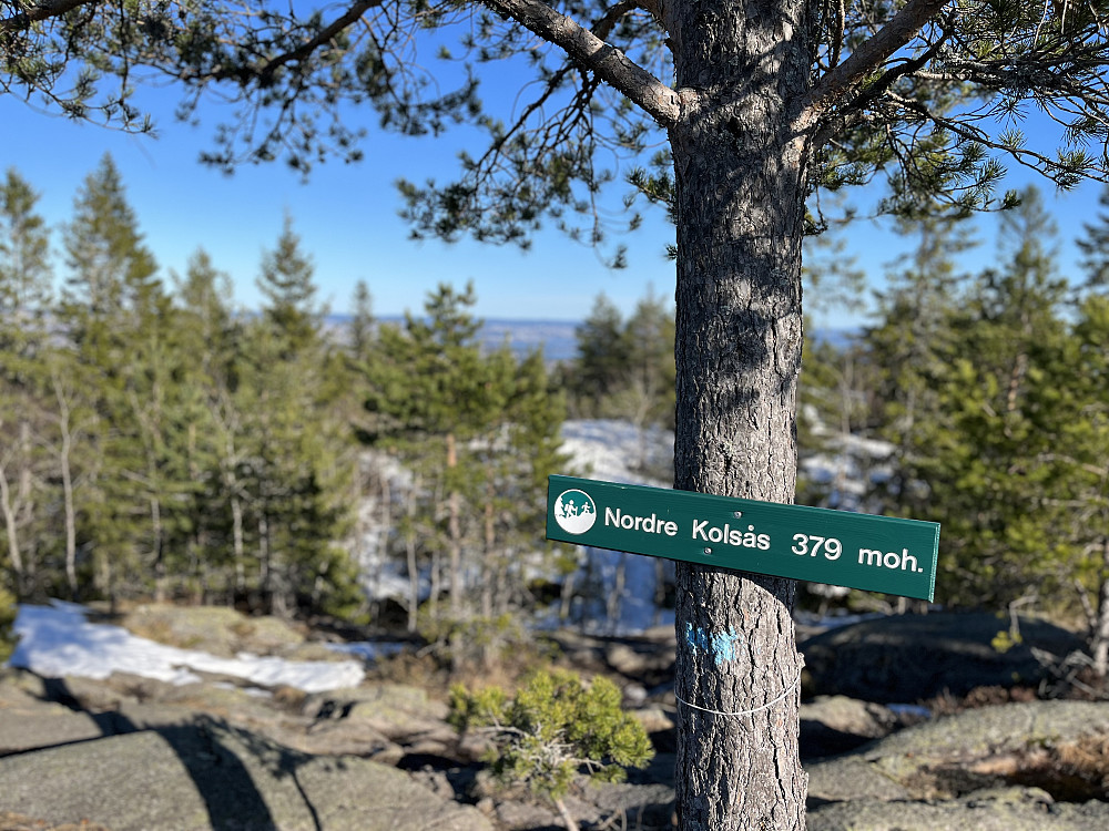 På Nordre Kolsås - høyeste toppen i området