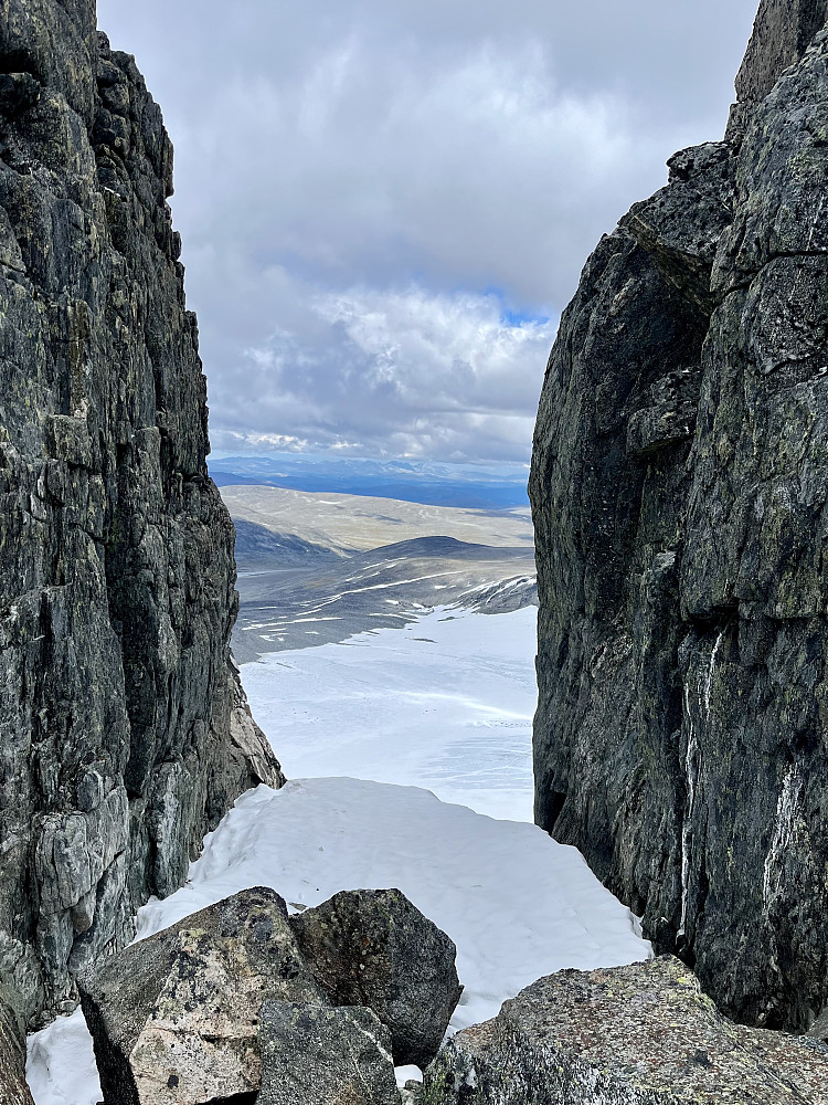 Et ferdig innrammet bilde av Rondane