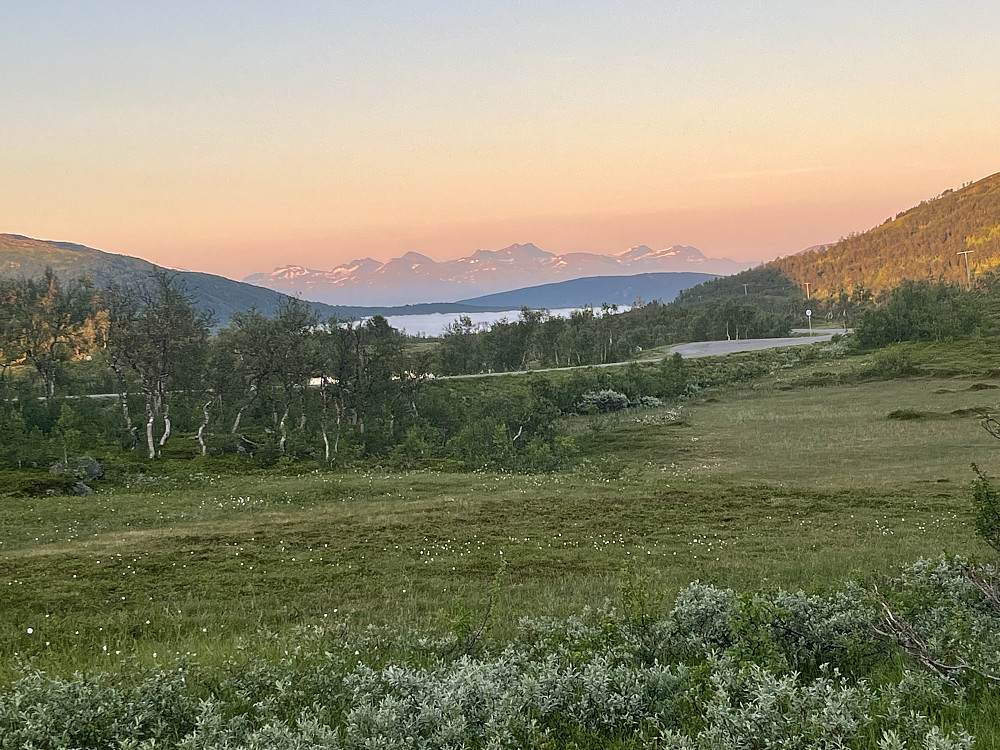 Andørja i flott nordnorsk kveldslys