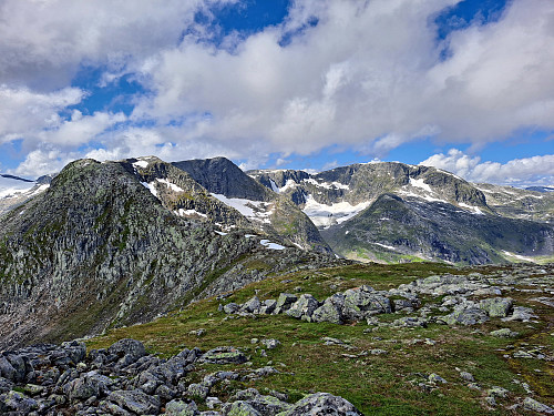 På Omnane mot Nystølsfjellet