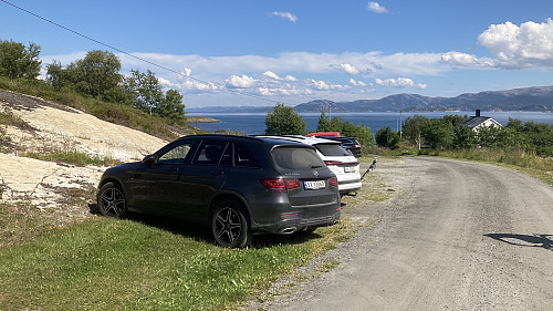 Parkering i Sørleksa p-lomme