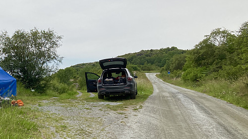 Parkeringslomme på Lines
