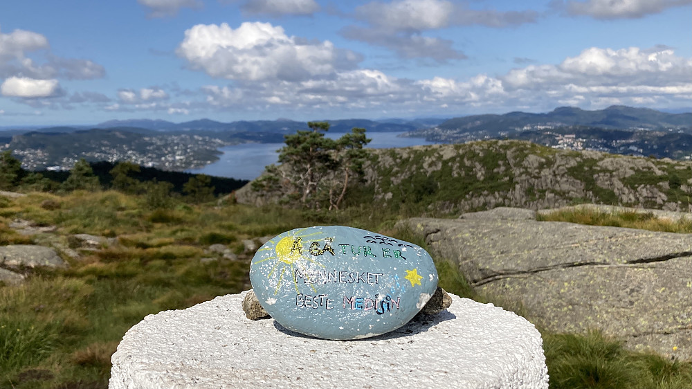 Fin og klok oppmuntring på varden på Olsokfjellet!