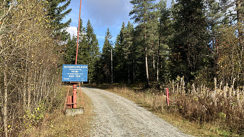 Kyte Skogsbilveg mot Singsetedalen