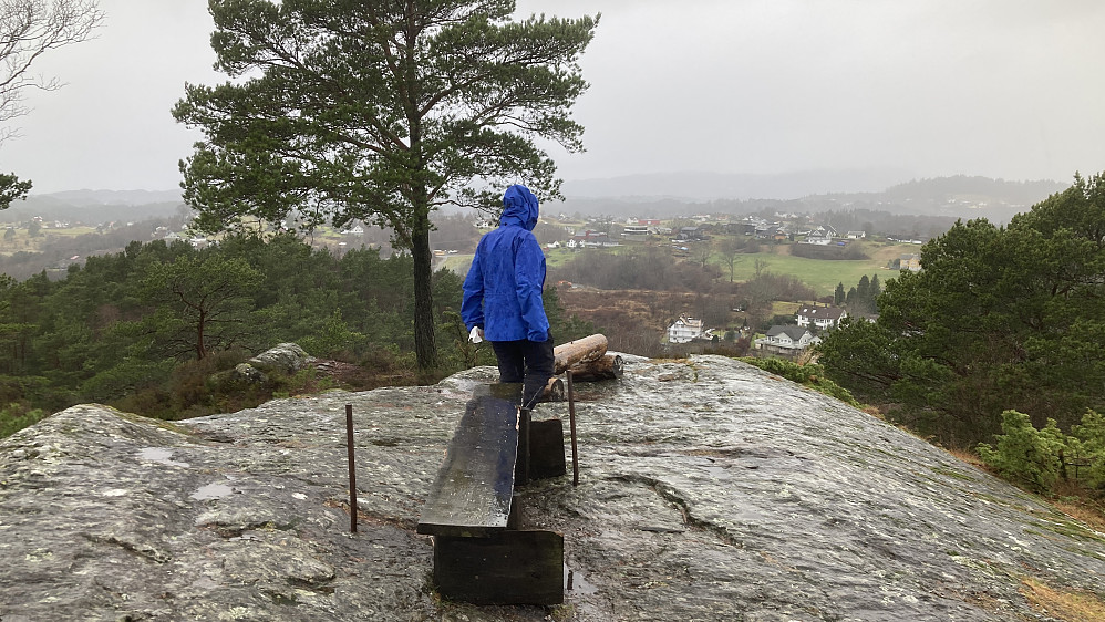 Været og utsikten var ikke mye å skryte av denne dagen