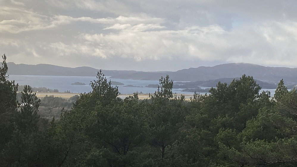 Utsikt mot sørvest Sotra og Sund