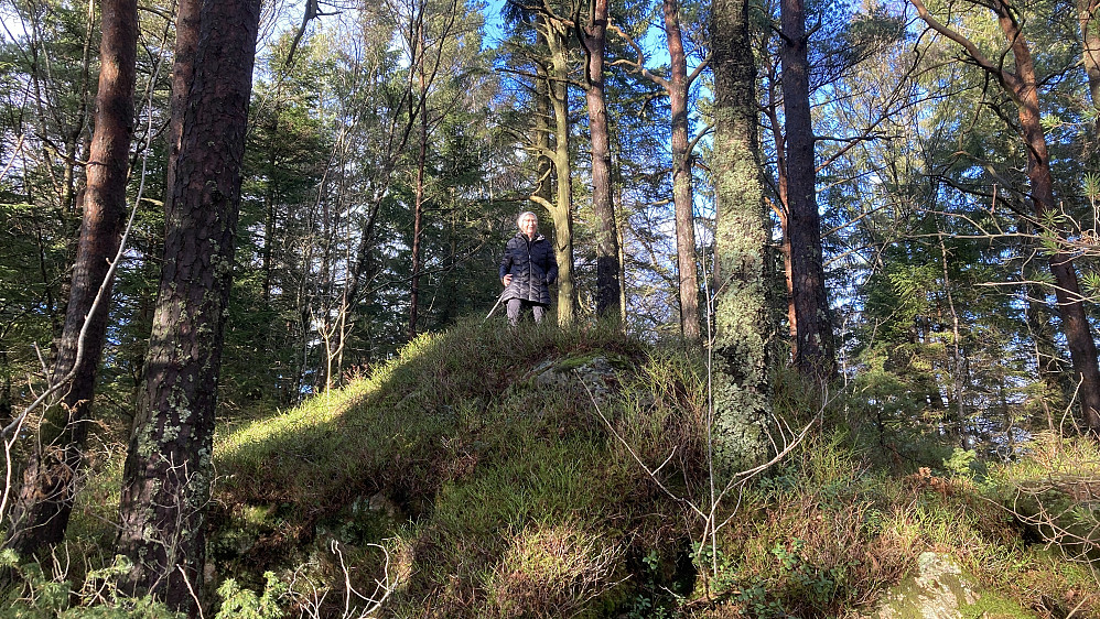 Astrid på Hestaberget i Åstveit