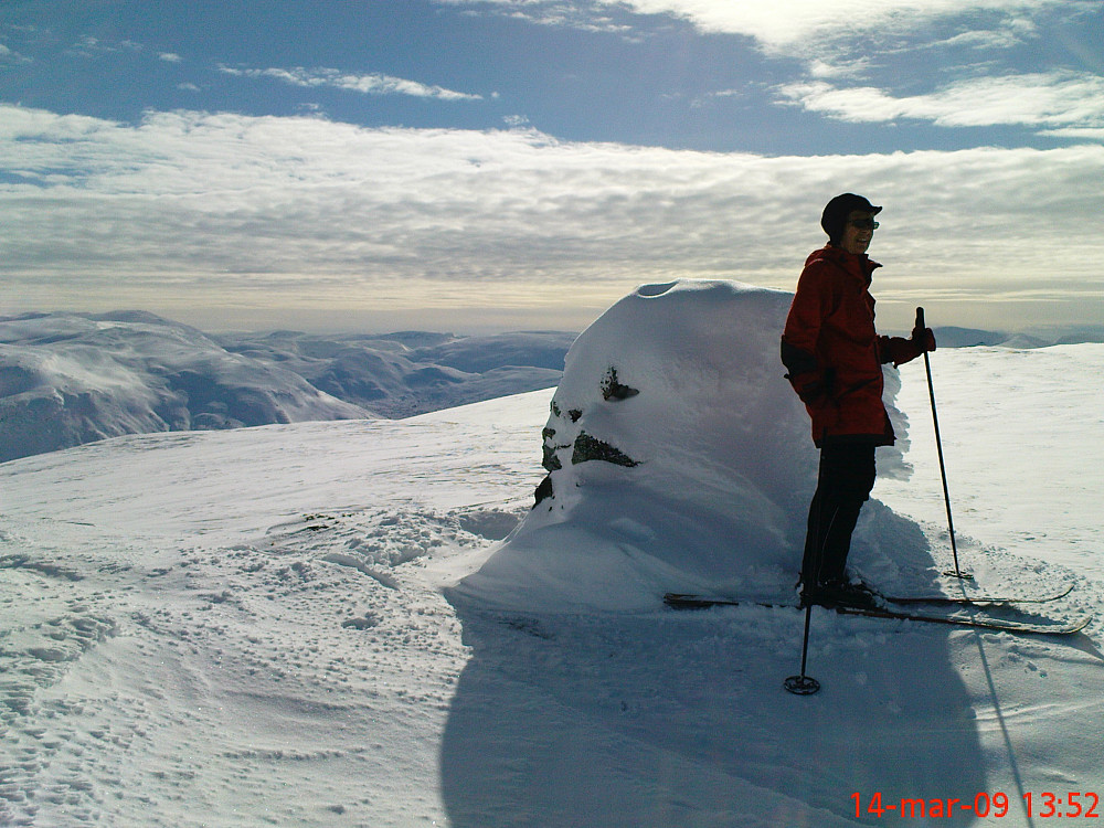Astrid på Rjoandeggi Nord 14. mars 2009