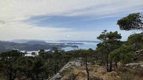 Upåklagelig utsikt utover Krossfjorden