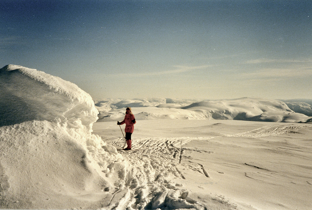Astrid på Øykjafonn 25. mars 1991