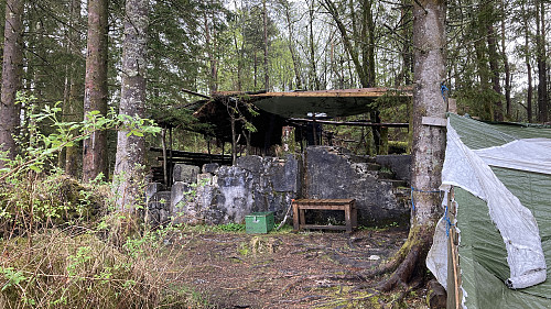 Gammel ruin vest for Lappeleiren