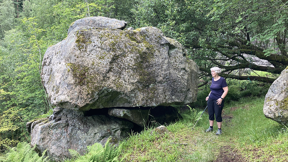Astrid ved Skreddersteinen