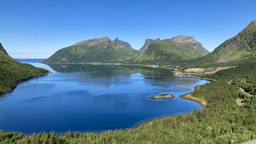 Det fantastiske landskapet ved Bergsfjorden