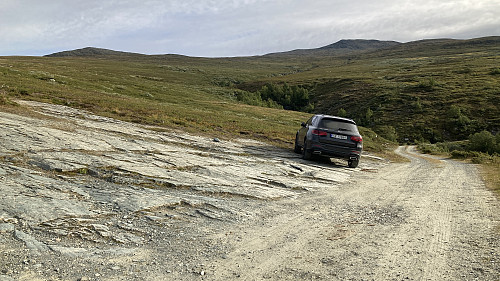 Parkeringen ved Kløftåa