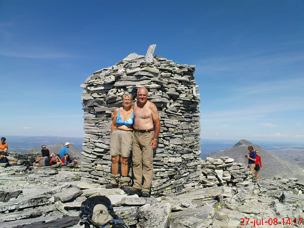 Astrid og Knut på Storronden 27. juli 2008