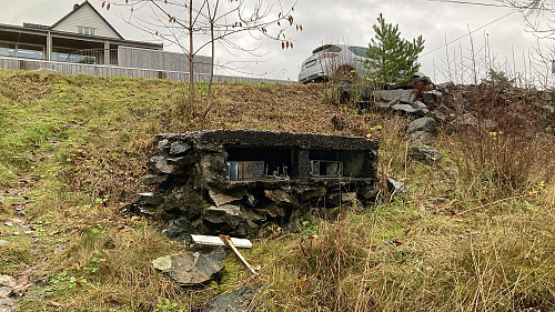 Bunkeren sett fra sjøsiden