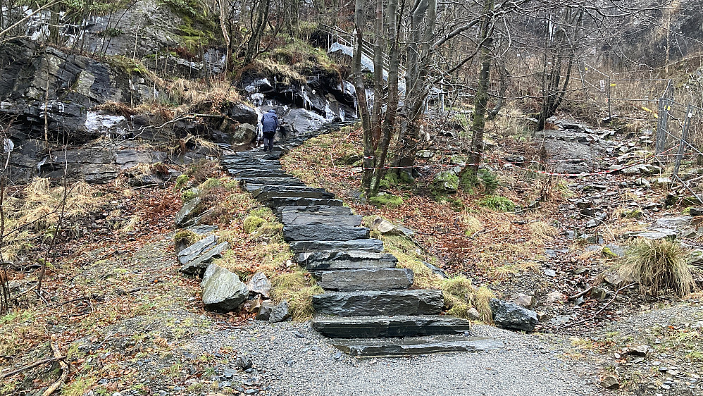Sherpatrapper i Skotbergkleiven