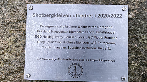 Info om Skotbergkleiva