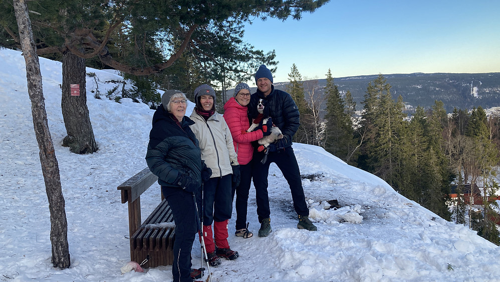Utsikten øst for Gruvåsen