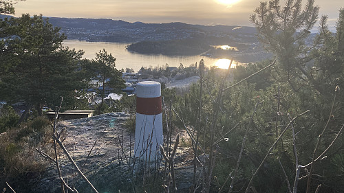 Utsikt sørover mot Nordåsvannet