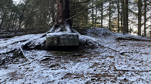 Bunker sør åpning/inngang fra nord