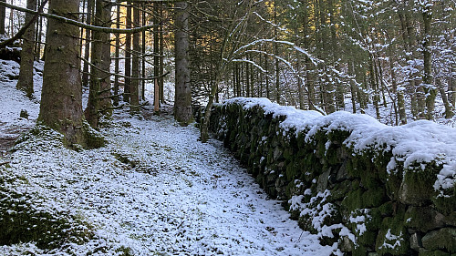 Fin gammel steingard øst for Søre Åsen