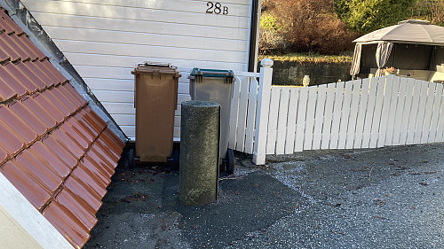 Betongsøyler i Knappenvegen
