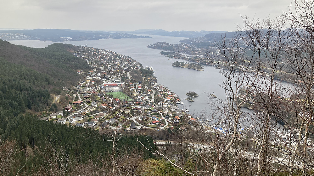Utsikt underveis mot Eidsvåg og Storøya