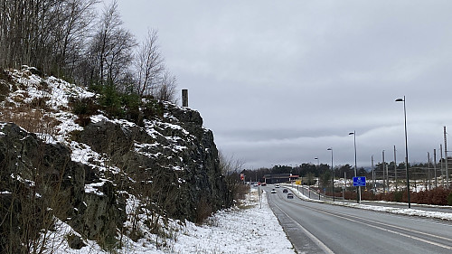 Sølen vest for Bybanestoppet