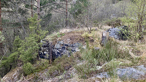 Bunker 11 oppmuring  i sørvest
