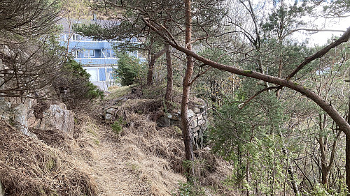 Murerer til Bunker 14 sett fra nord