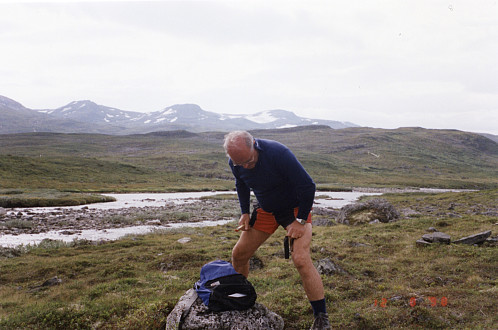Samme. Elven fra Stordalen i bakgrunnen