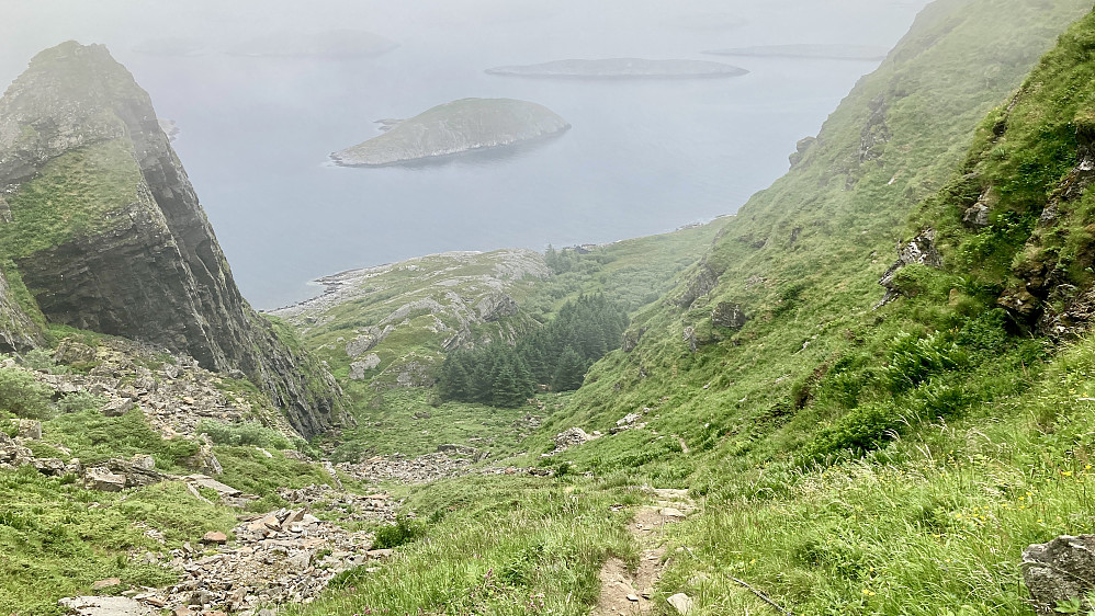 Nedover Kalvdalen