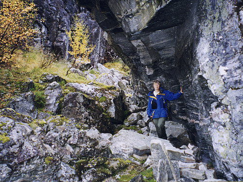 Astrid under blokkhelleren