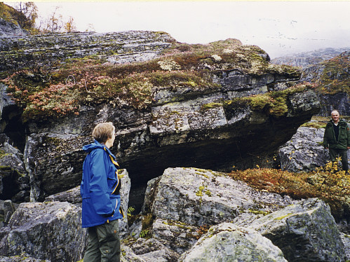 Blokkhelleren sett fra nord. Foto Helge S. Titland