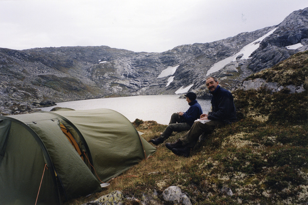 Frokost ved Vassmælarvatnet. 