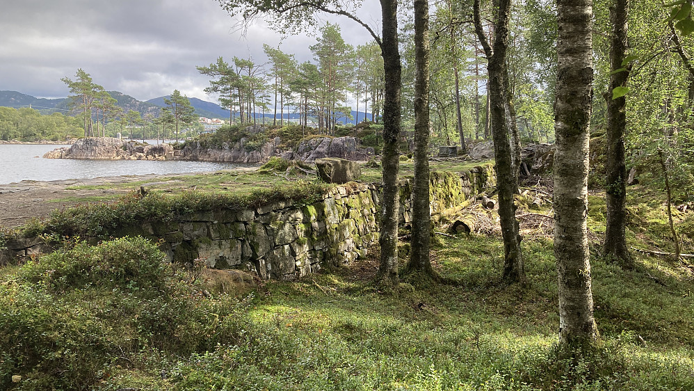 Demningen i Storavatnet ved Gullaksdalen