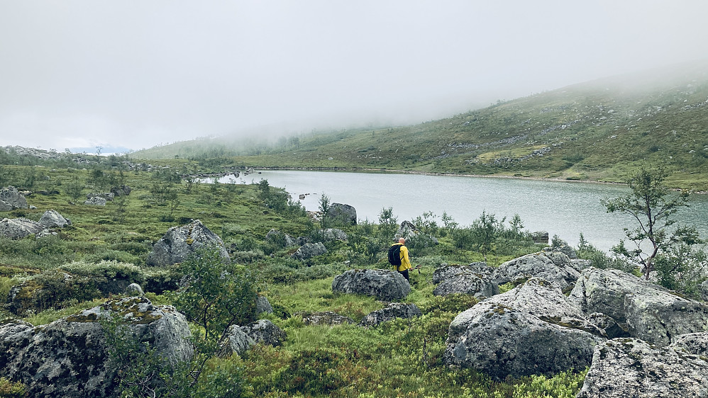 Fint ved Skjellesvikvatnet! Foto på tilbaketuren