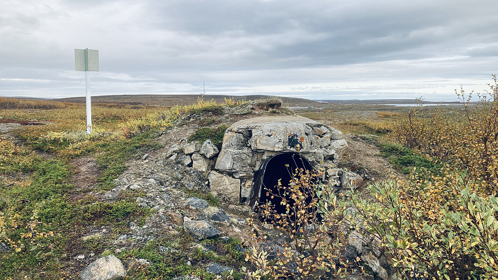 Bunker fra 2VK nord for Glassberget
