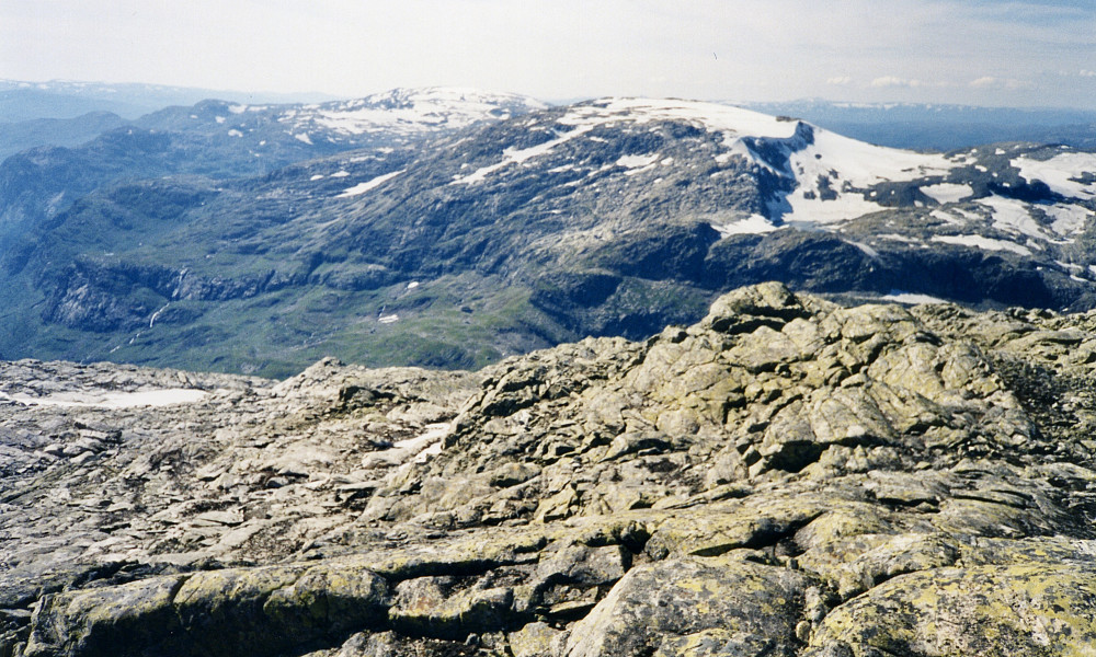 Utsikt mot Storafjellet 1583 og Såtaskavlen mot vest