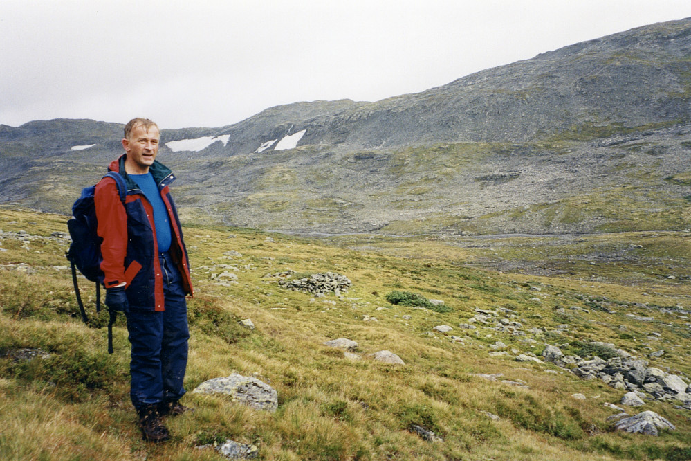 Olaf ved stølstuftene Gunnhildabakkane