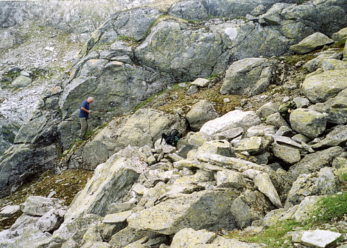 Fangstgravene. Foto mot nord Helge S. Titland